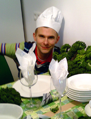 Philipp Beisteiner in der Schlagerküche